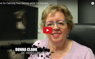 3 Tips for Calming Your Nerves while On Camera