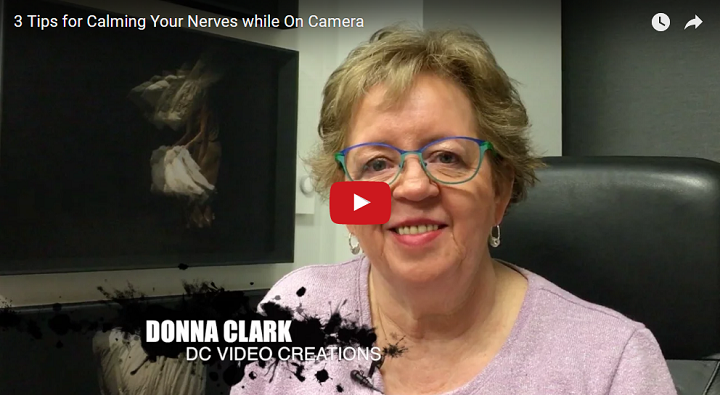 3 Tips for Calming Your Nerves while On Camera